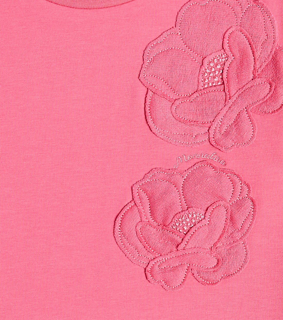 Frill-trimmed sweatshirt dress | Monnalisa