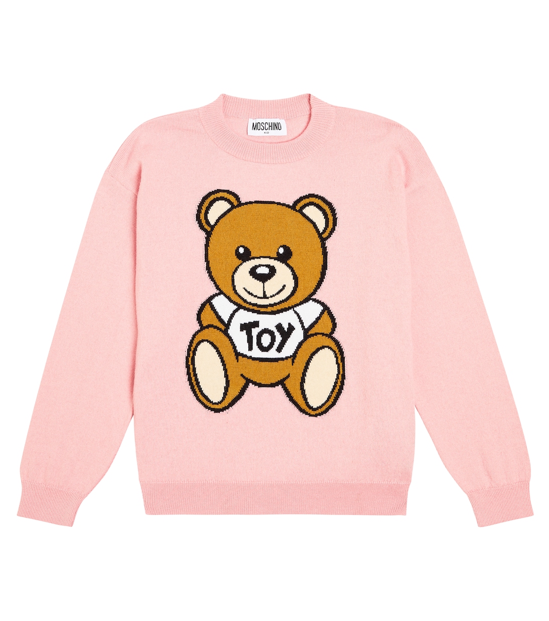 Teddy Bear cotton and wool sweater | Moschino Kids