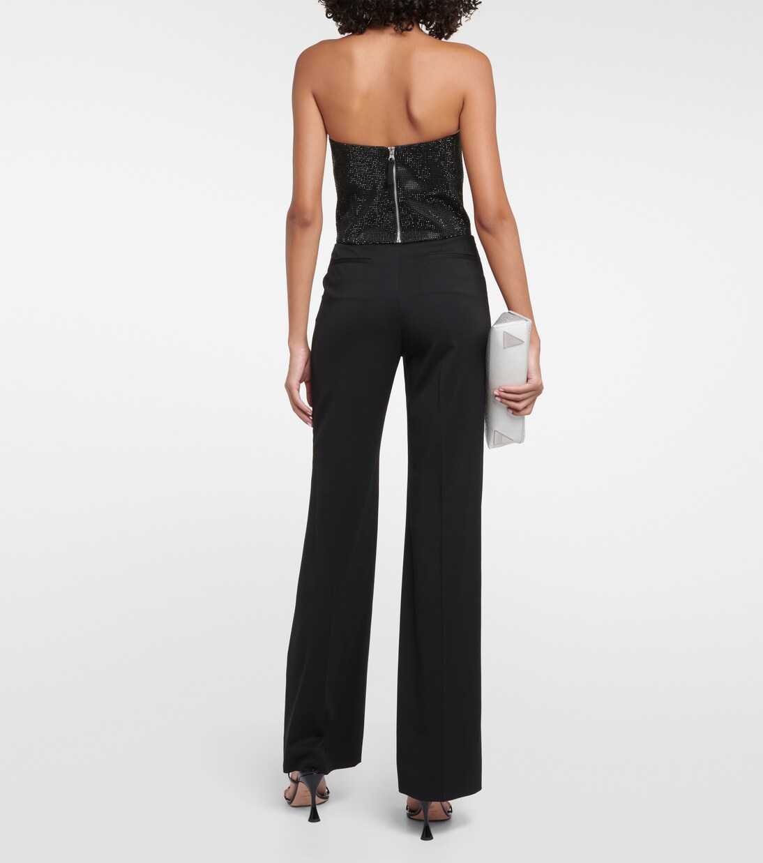 Bustier-Top Gabra mit Kristallen | Costarellos