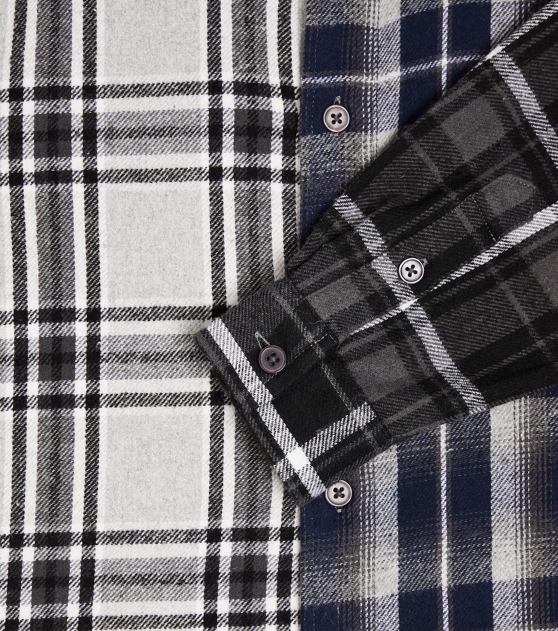 Remon checked cotton-blend flannel shirt | Molo