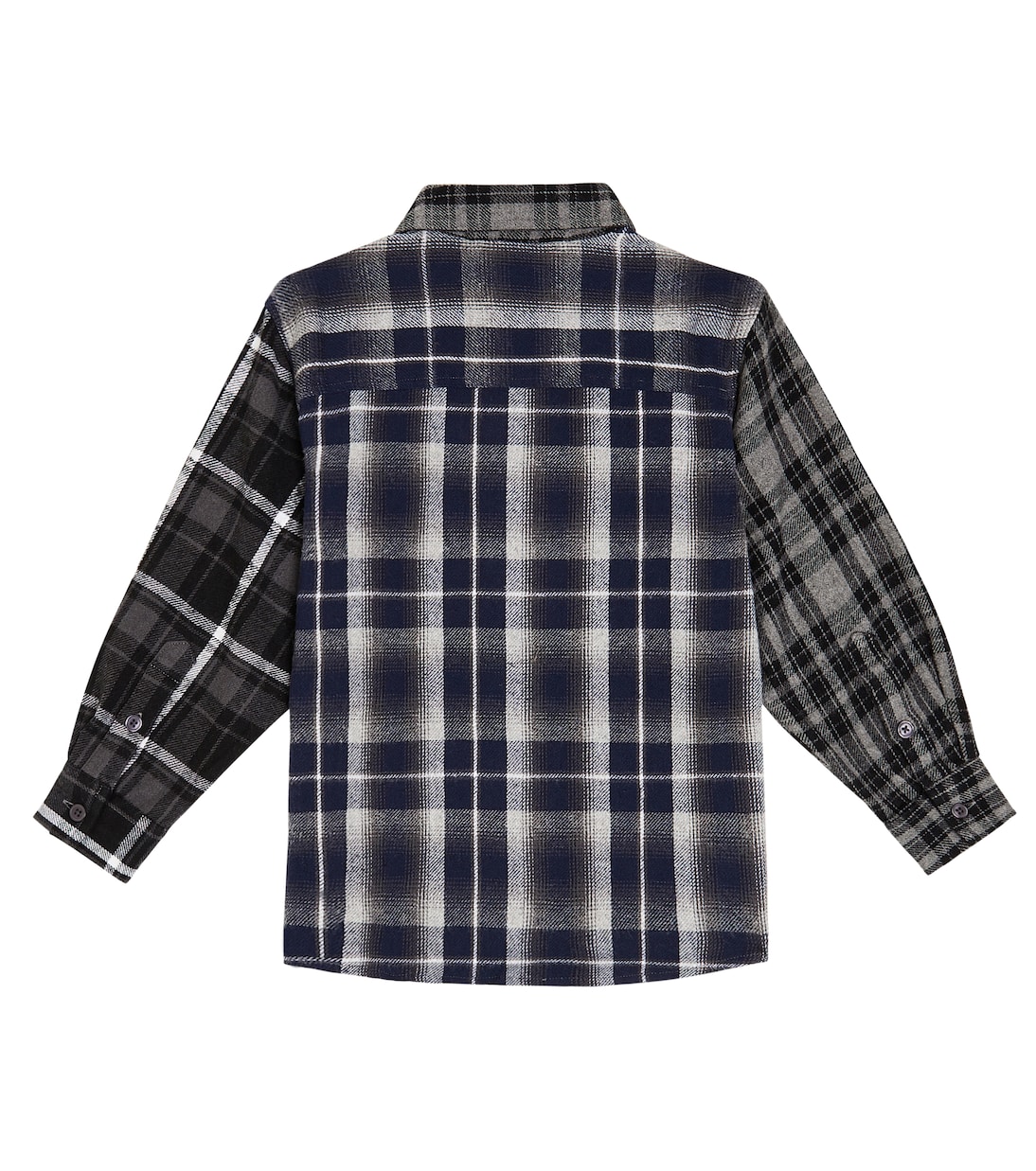 Remon checked cotton-blend flannel shirt | Molo