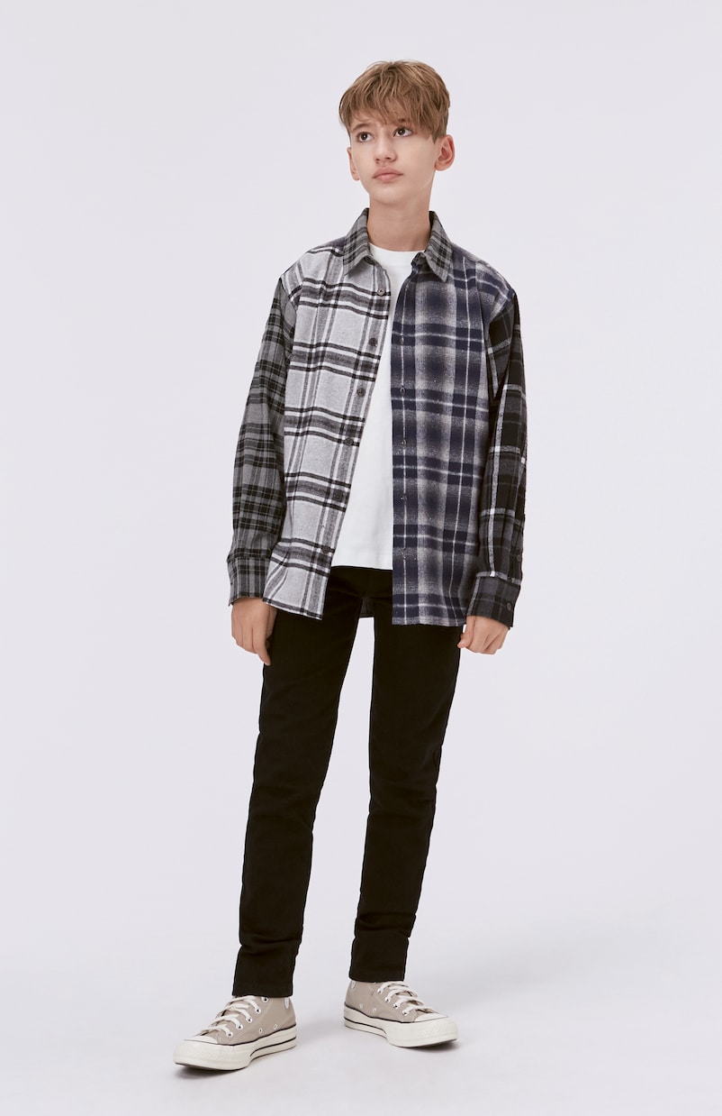 Remon checked cotton-blend flannel shirt | Molo