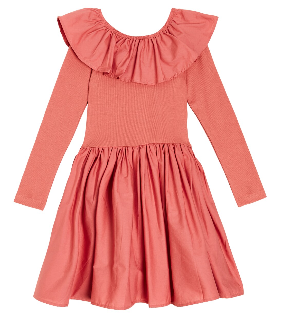Ruffled cotton-blend dress | Molo