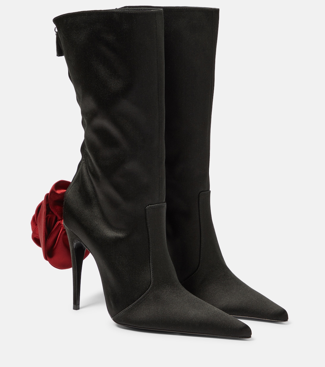 Verzierte Ankle Boots aus Satin | Magda Butrym