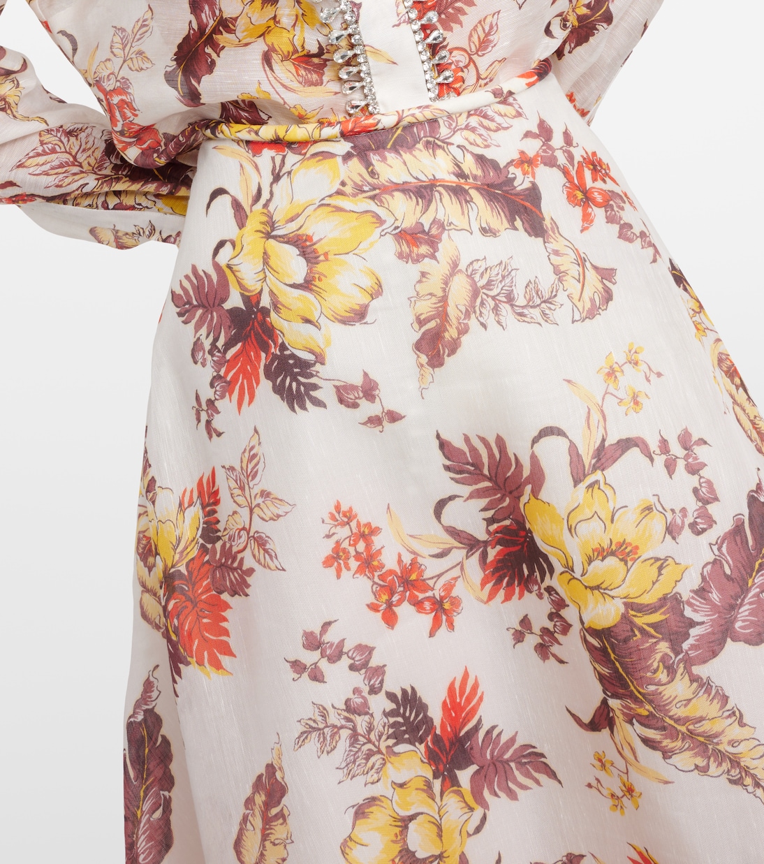 Maxirock Matchmaker aus Leinen und Seide | Zimmermann