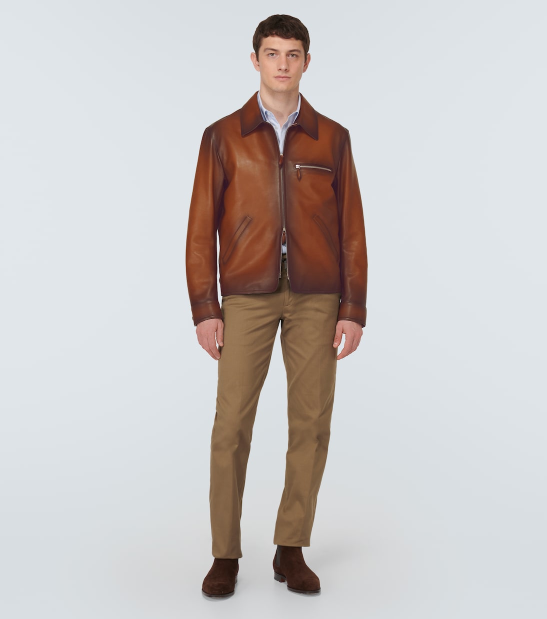 Blouson Patina 1 Jour aus Leder | Berluti