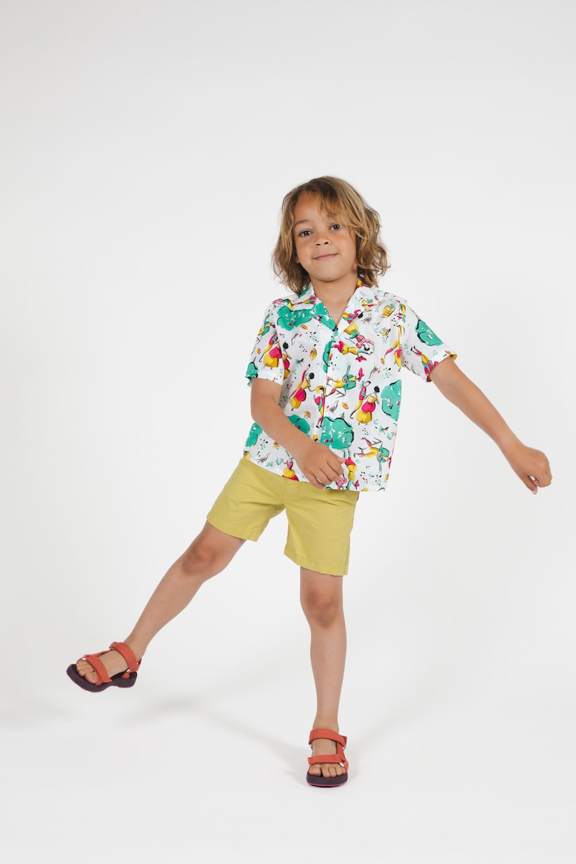 Sault printed cotton shirt | Morley