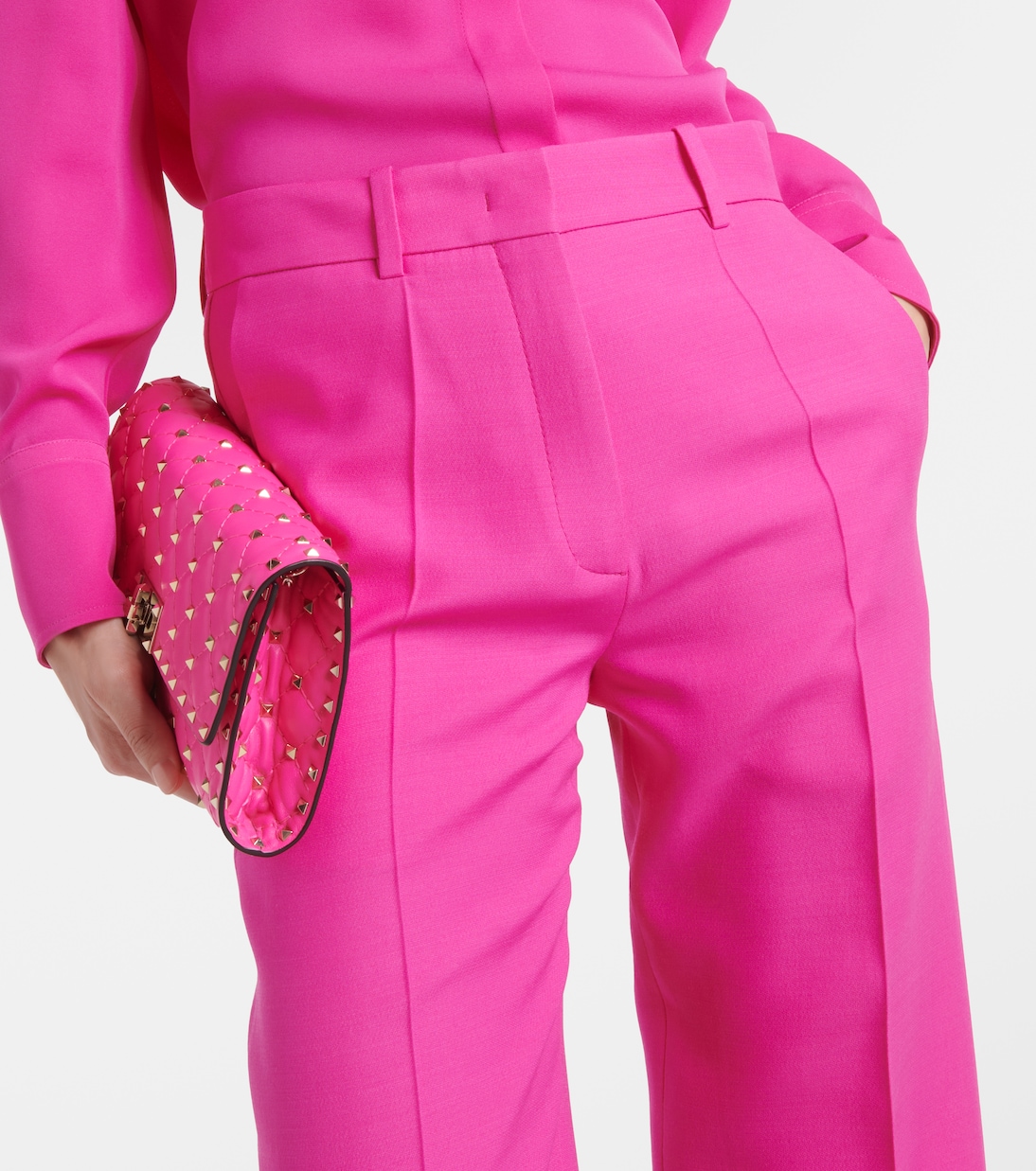 Weite Hose aus Crepe Couture | Valentino