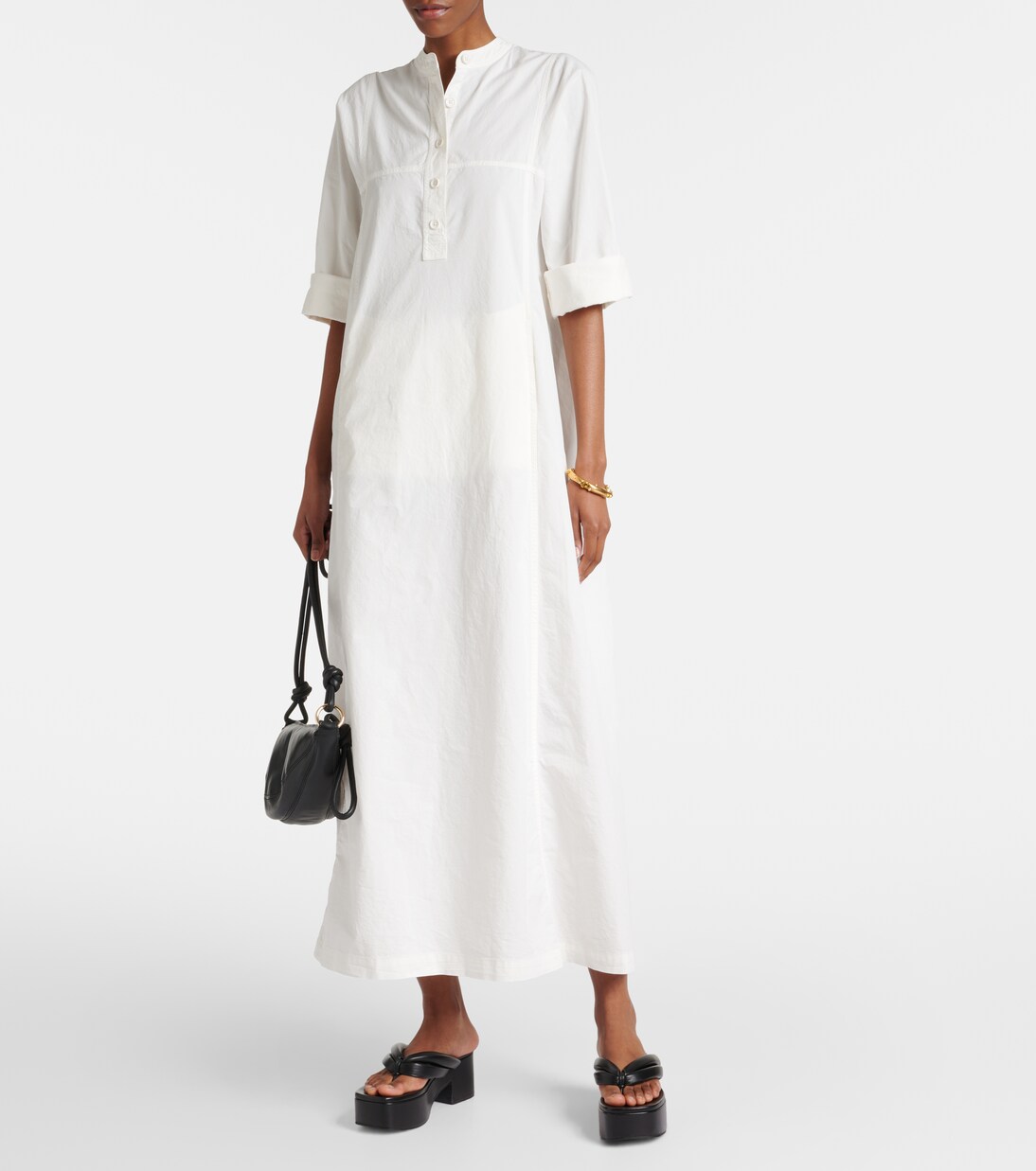 Robe longue en coton | Dries Van Noten