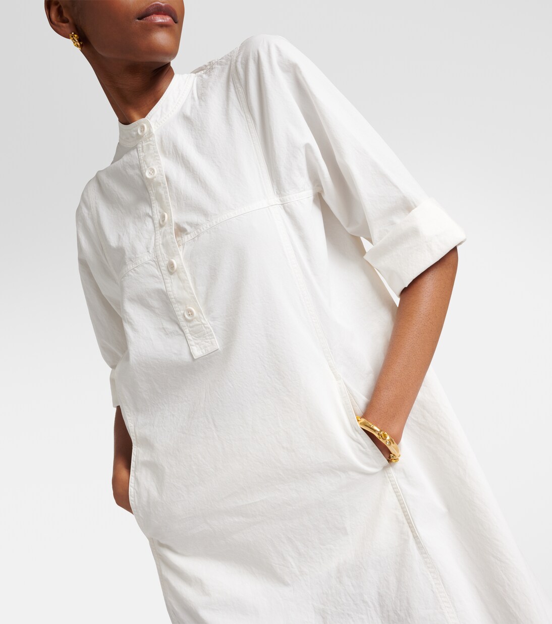 Robe longue en coton | Dries Van Noten