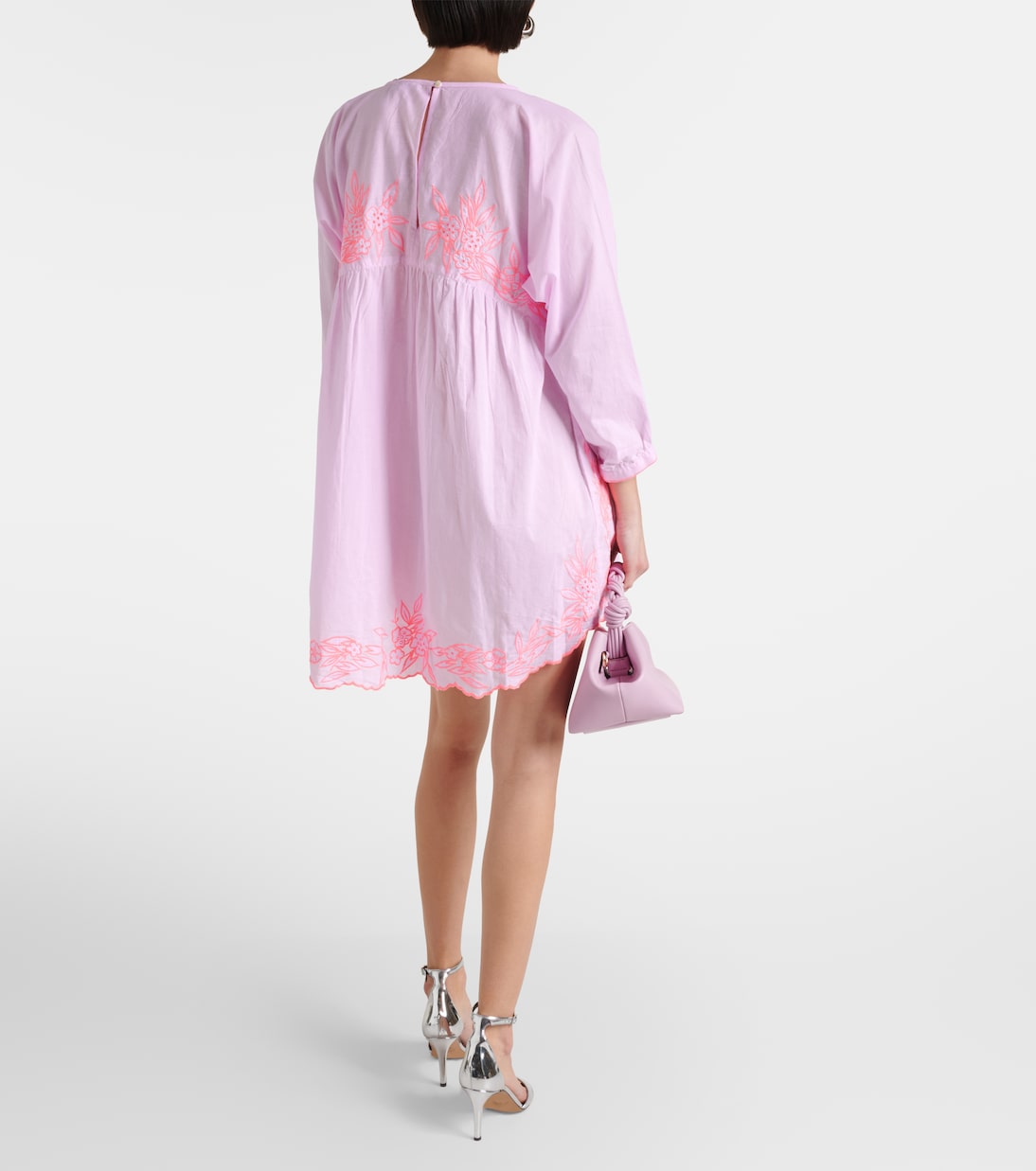 Robe brodée en coton | Juliet Dunn