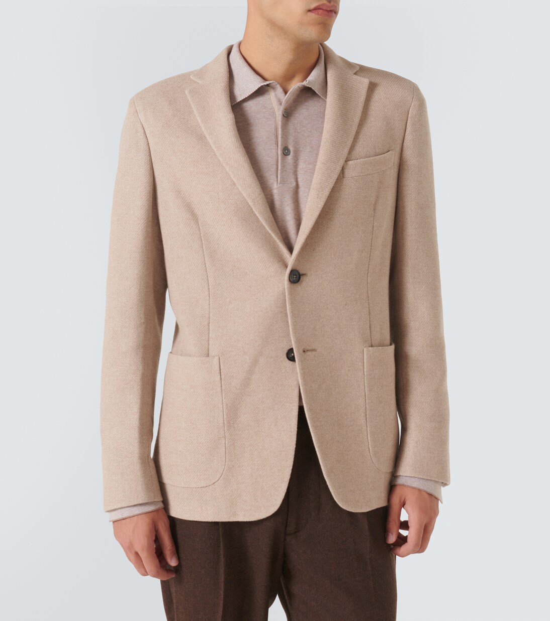 Cotton, wool and cashmere blazer | Zegna