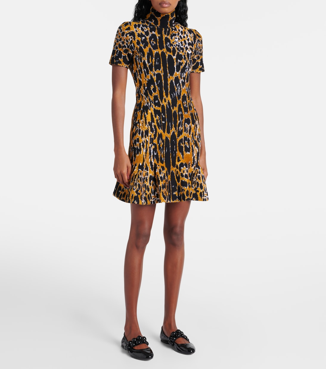 자카드 미니드레스 | Alaïa