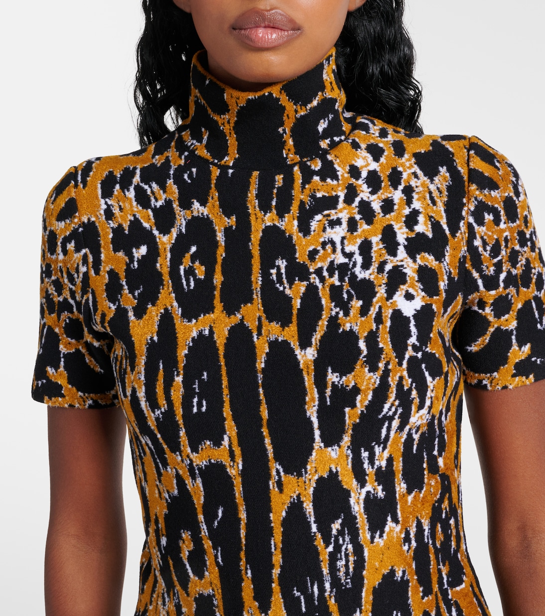 자카드 미니드레스 | Alaïa