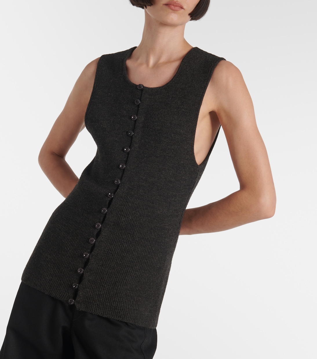 Wool-blend vest | Lemaire