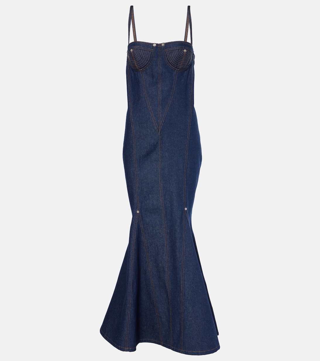 Denim maxi dress | Jean Paul Gaultier