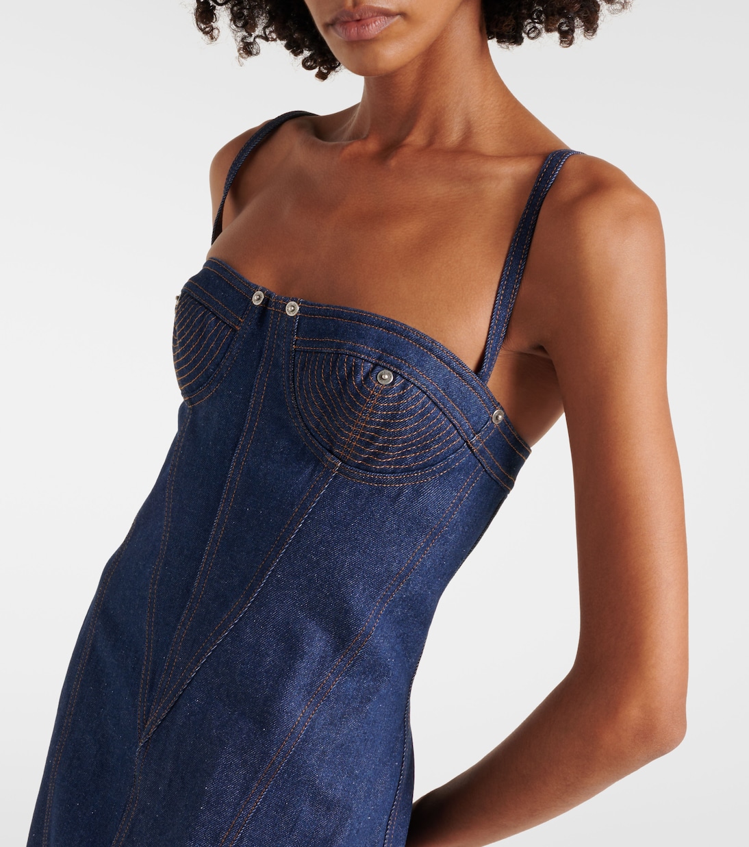 Denim maxi dress | Jean Paul Gaultier