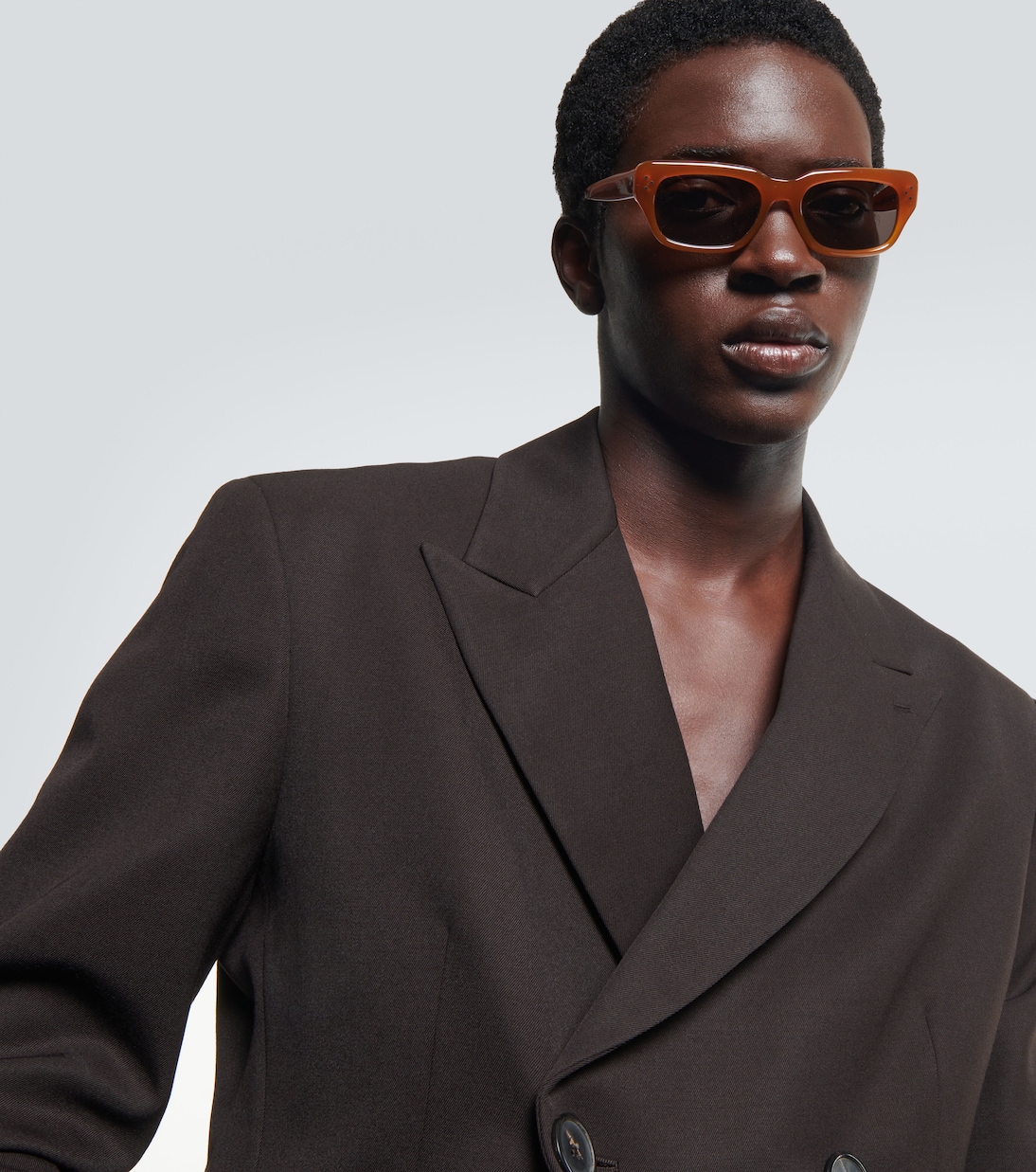 Bold 3 Dots rectangular sunglasses | Celine Eyewear