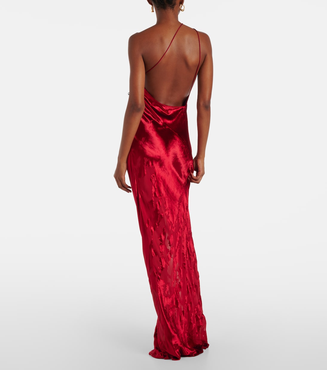 One-Shoulder-Robe aus Seide | The Sei