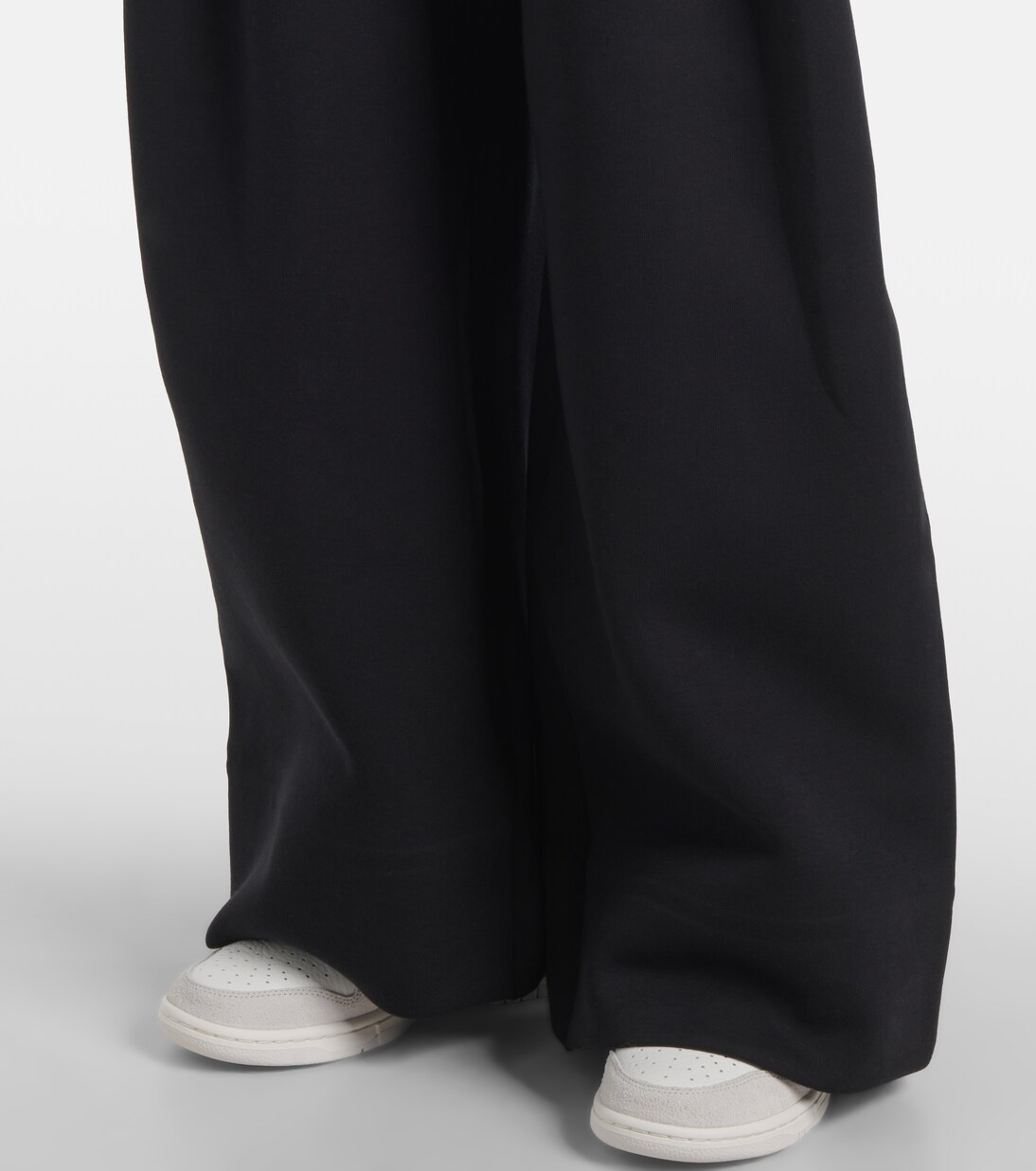 Pleated cotton-blend fleece sweatpants | Nike