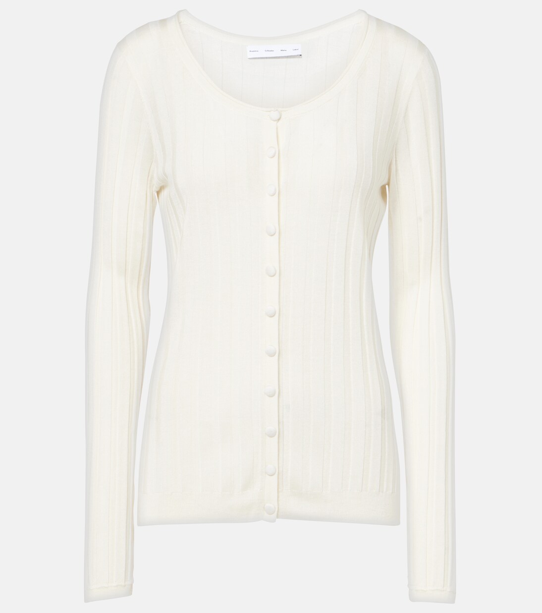 White Label Cardigan Hattie aus Rippstrick | Proenza Schouler