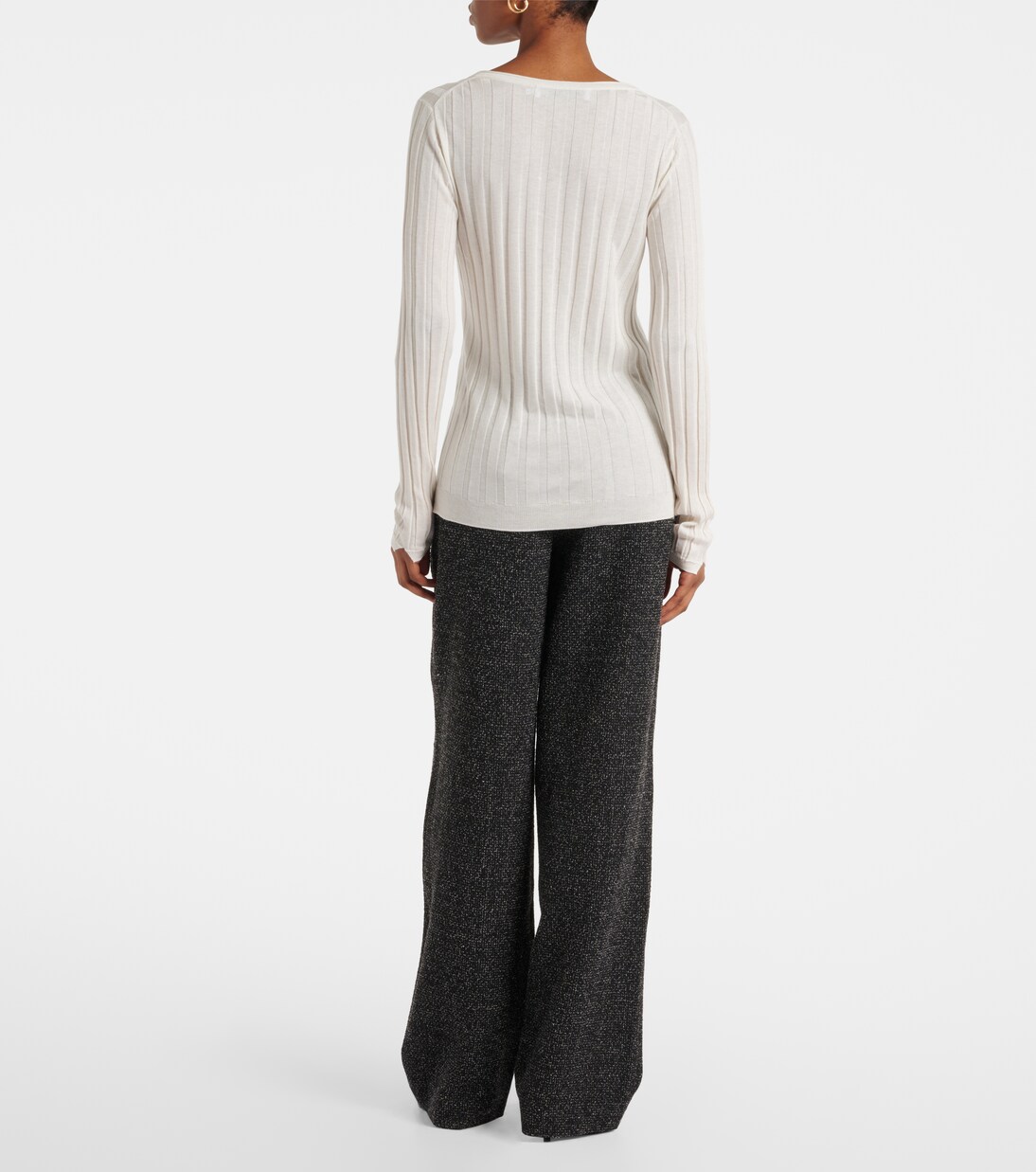 White Label Cardigan Hattie aus Rippstrick | Proenza Schouler
