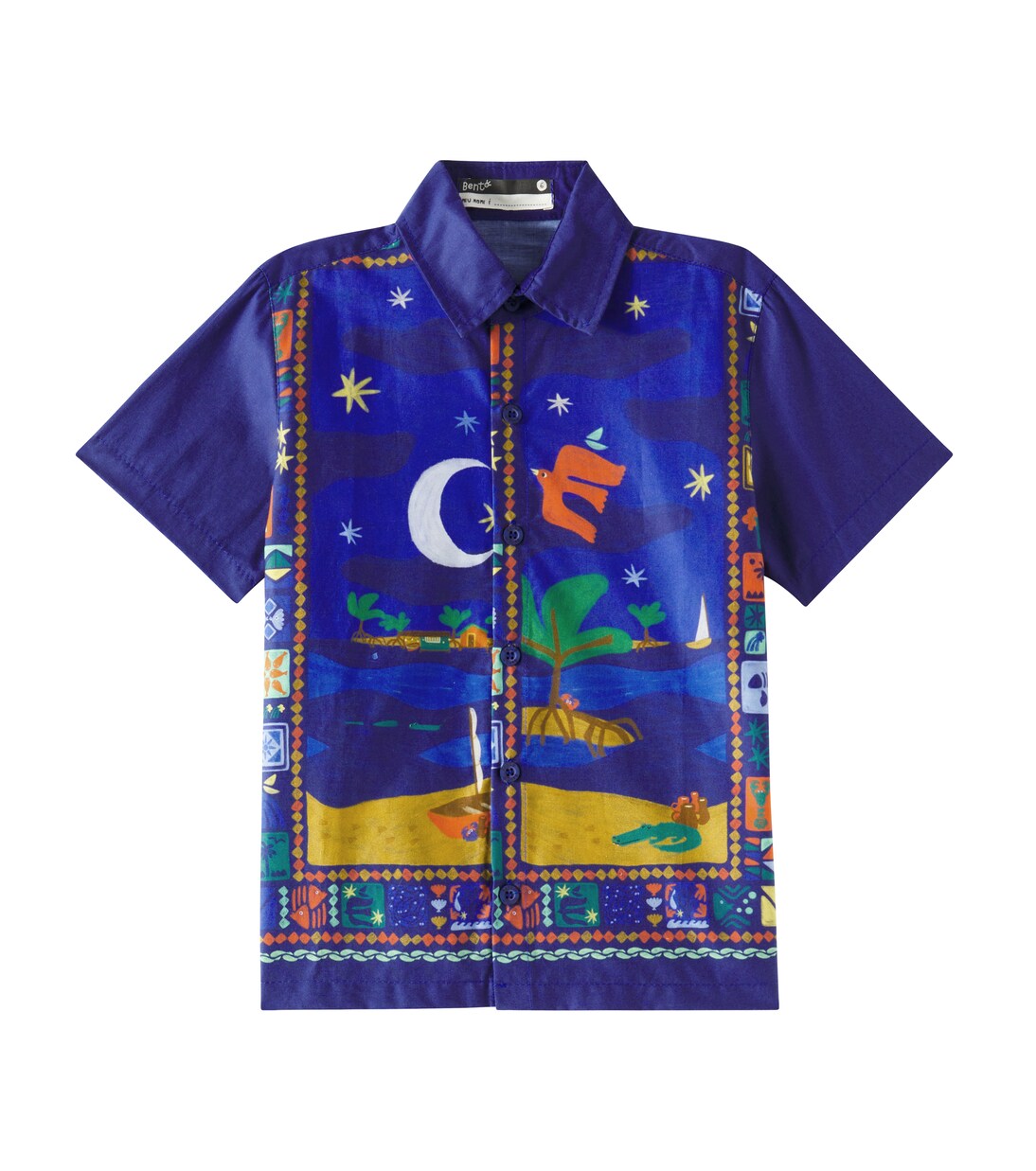 Printed cotton shirt | Fábula