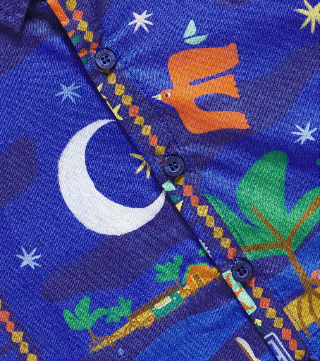 Printed cotton shirt | Fábula