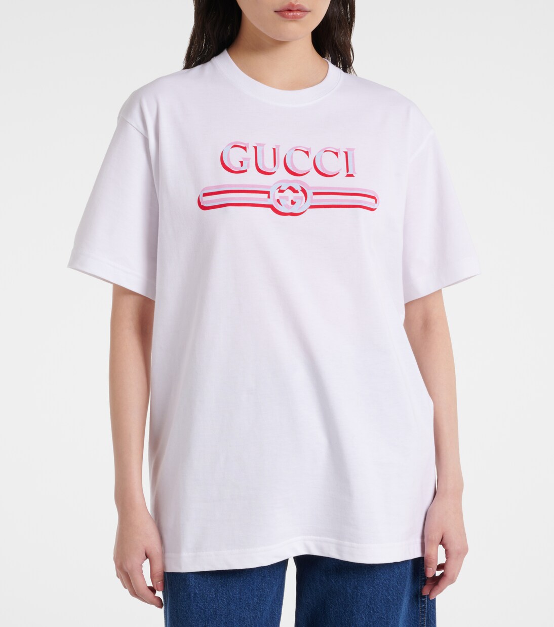 T-Shirt aus Baumwoll-Jersey | Gucci
