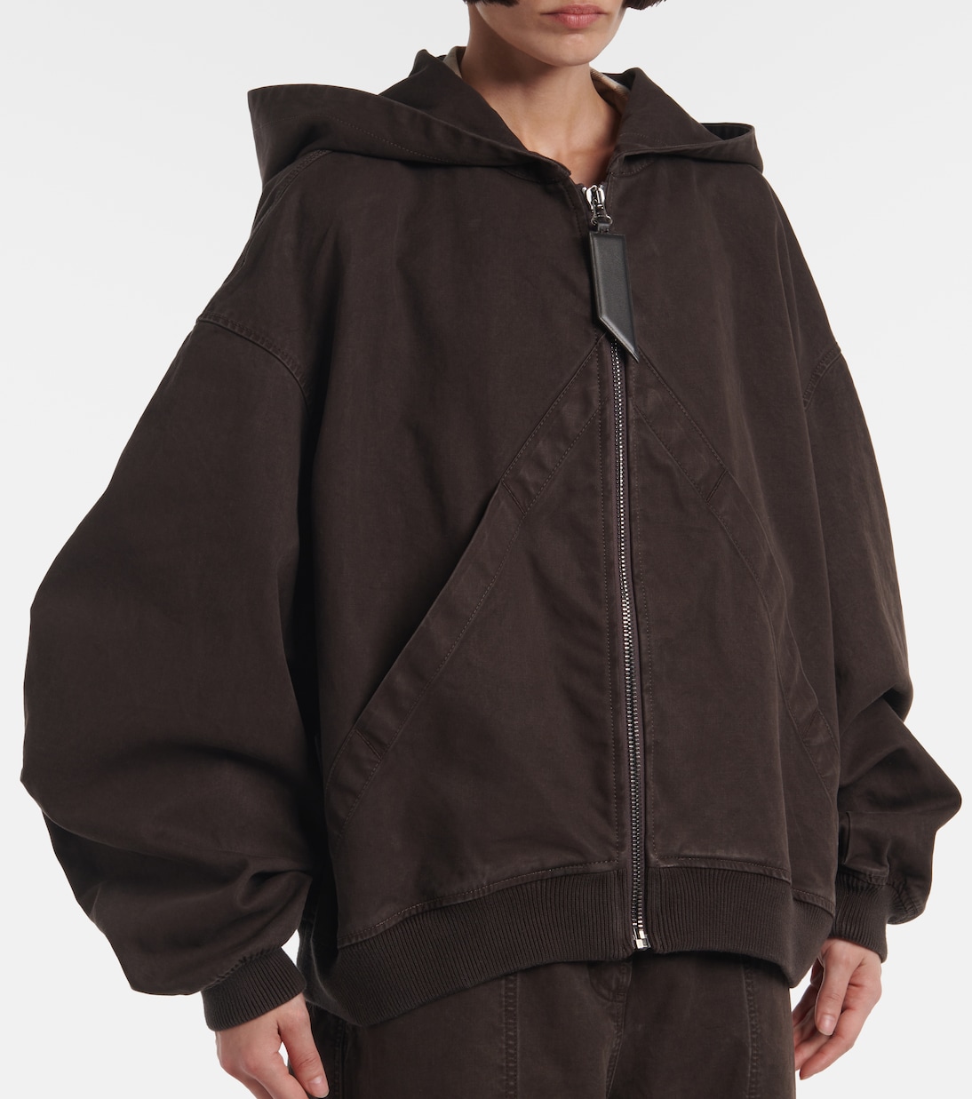 Cotton gabardine bomber jacket | The Attico