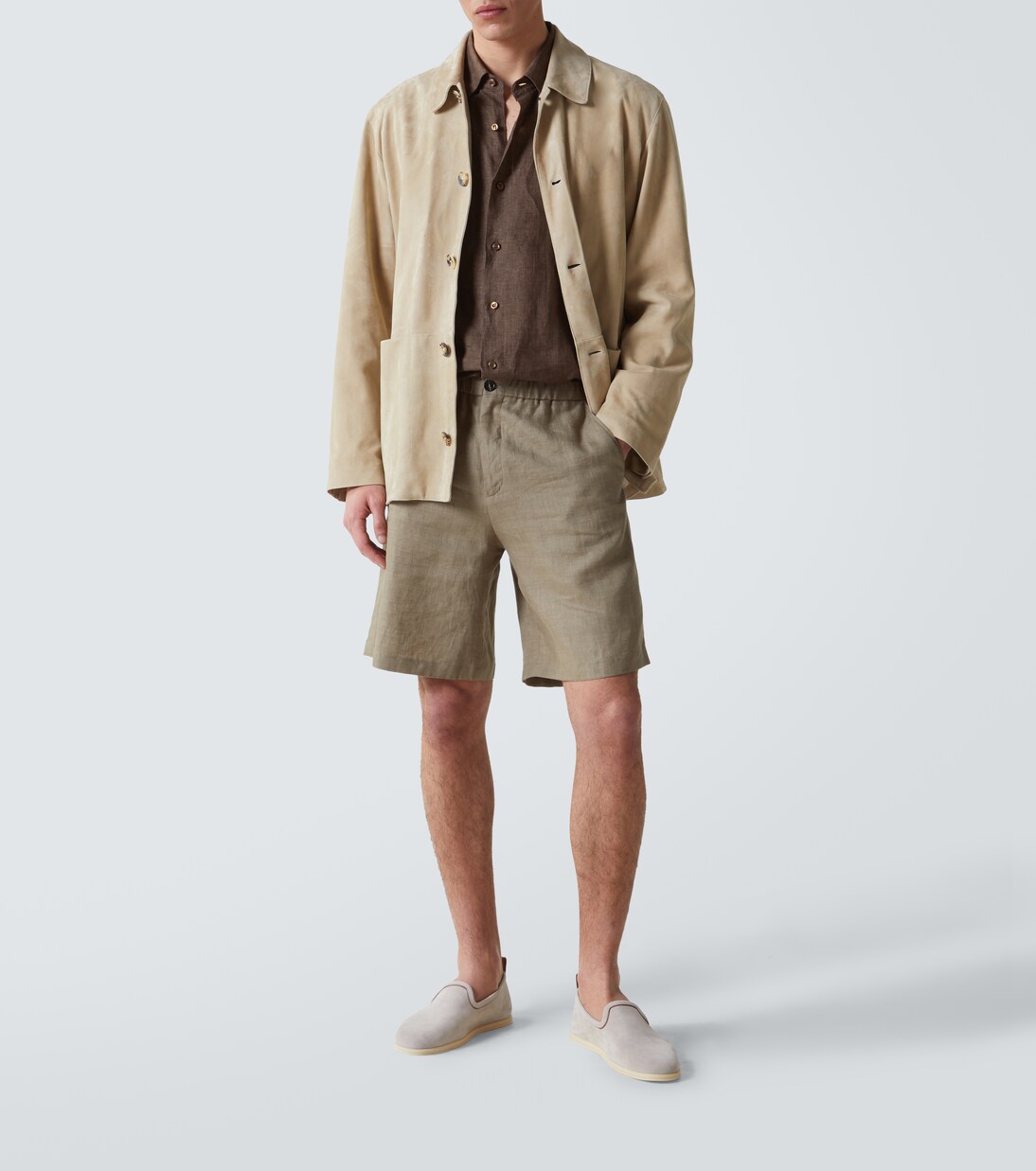 Slip-Ons Venice Walk aus Veloursleder | Loro Piana