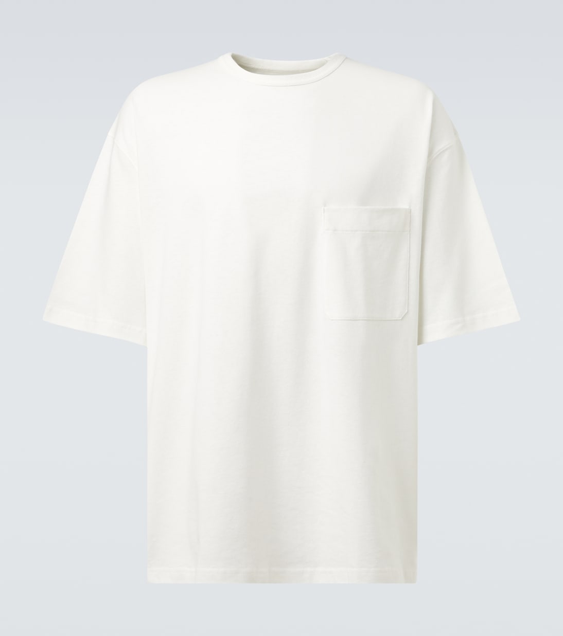 Boxy cotton and linen T-shirt | Lemaire