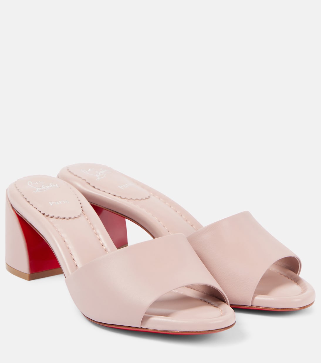 Jane 55 leather mules | Christian Louboutin