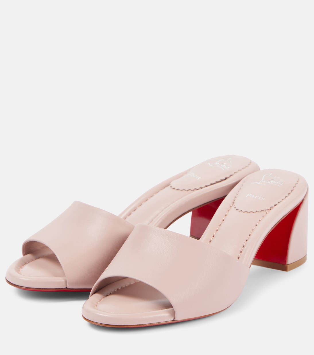 Jane 55 leather mules | Christian Louboutin