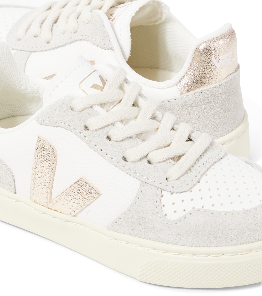 V-10 laces leather sneakers | Veja Kids