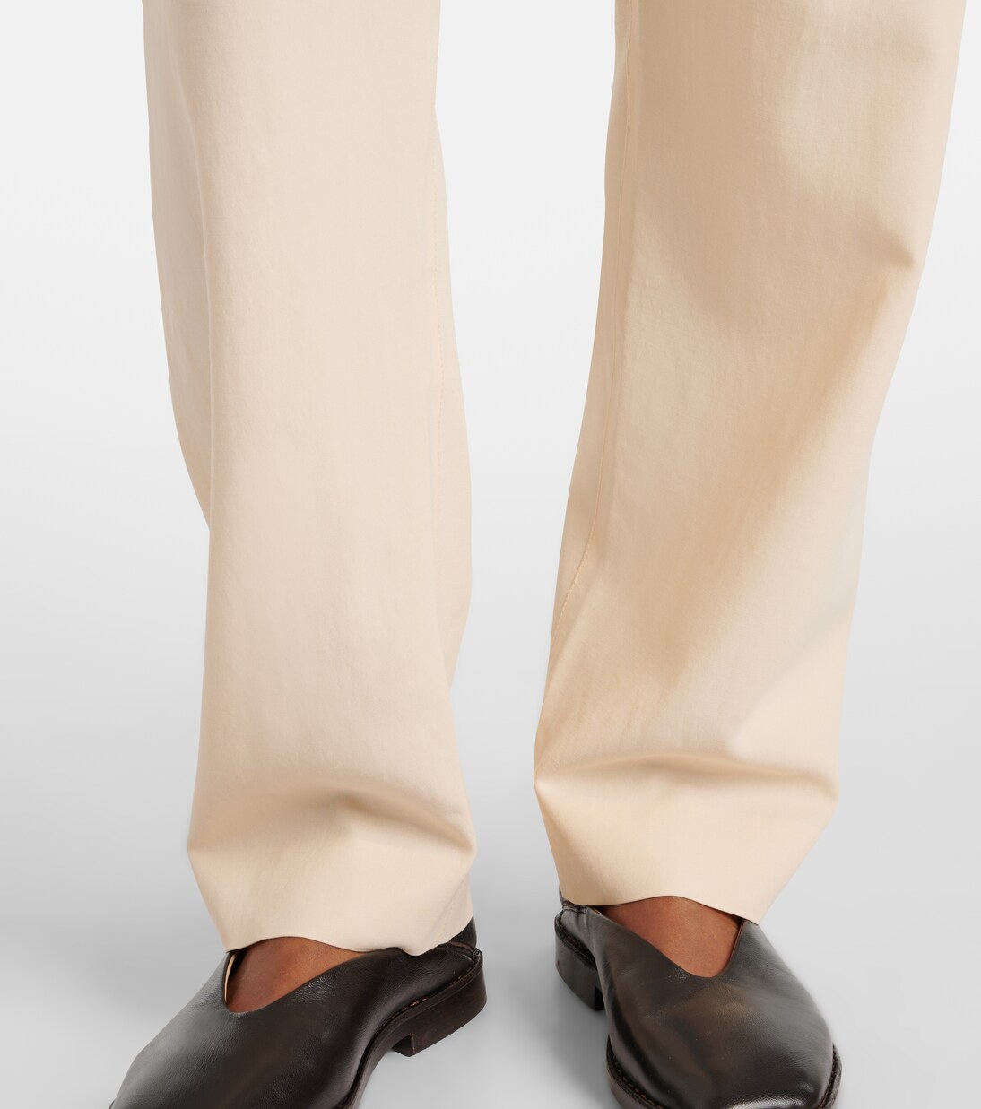 Pantalones tapered de gabardina | Lemaire