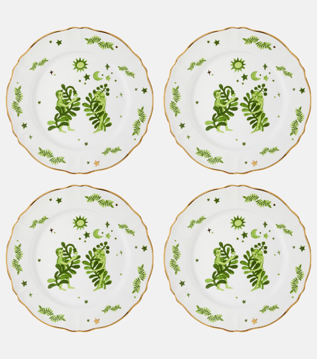 Eden set of 4 porcelain dinner plates | Bitossi