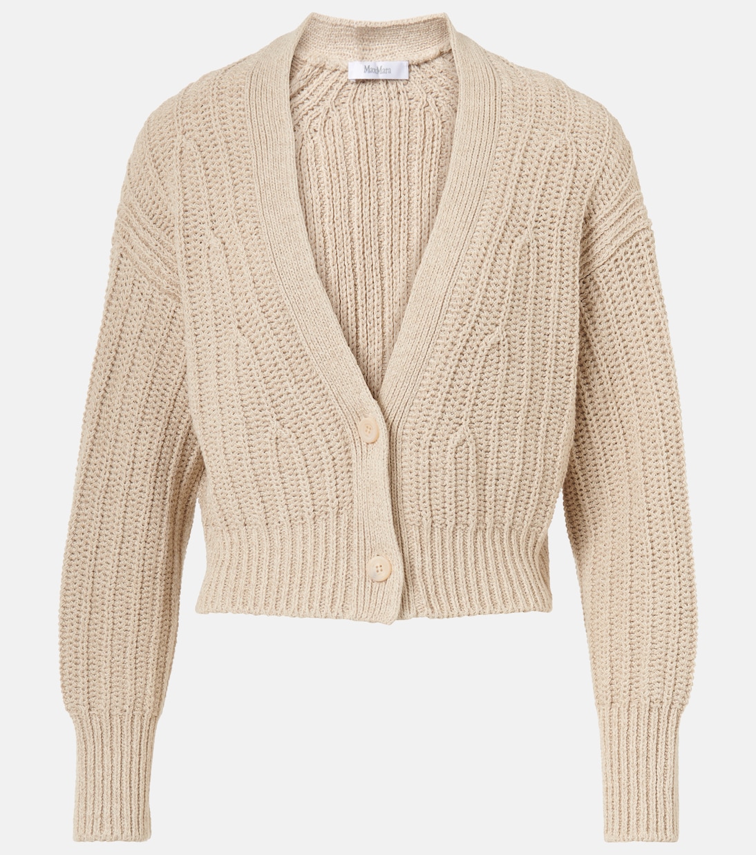 Cardigan Stelvio aus Leinen und Baumwolle | Max Mara