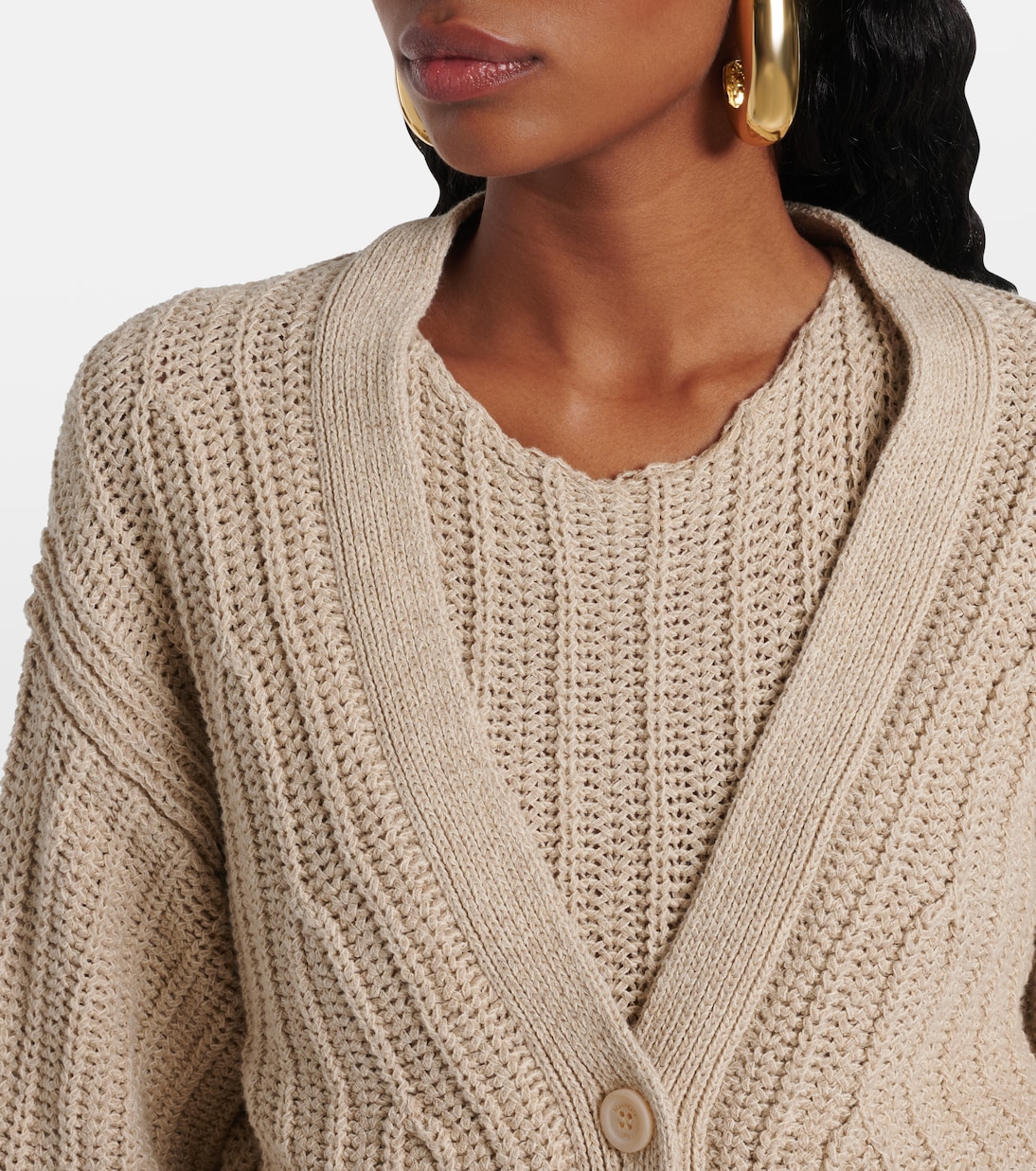 Cardigan Stelvio aus Leinen und Baumwolle | Max Mara