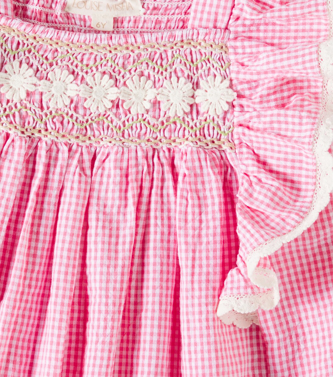 Embroidered cotton dress | Louise Misha