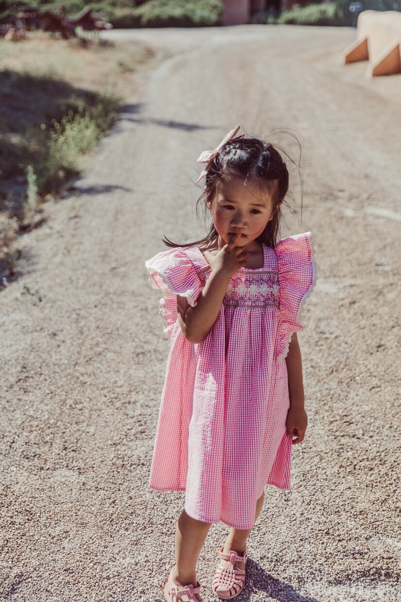 Embroidered cotton dress | Louise Misha