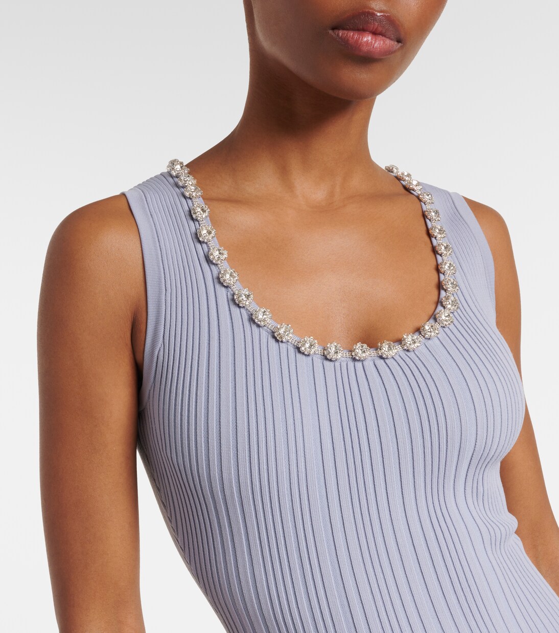 Robe midi à cristaux | Self-Portrait