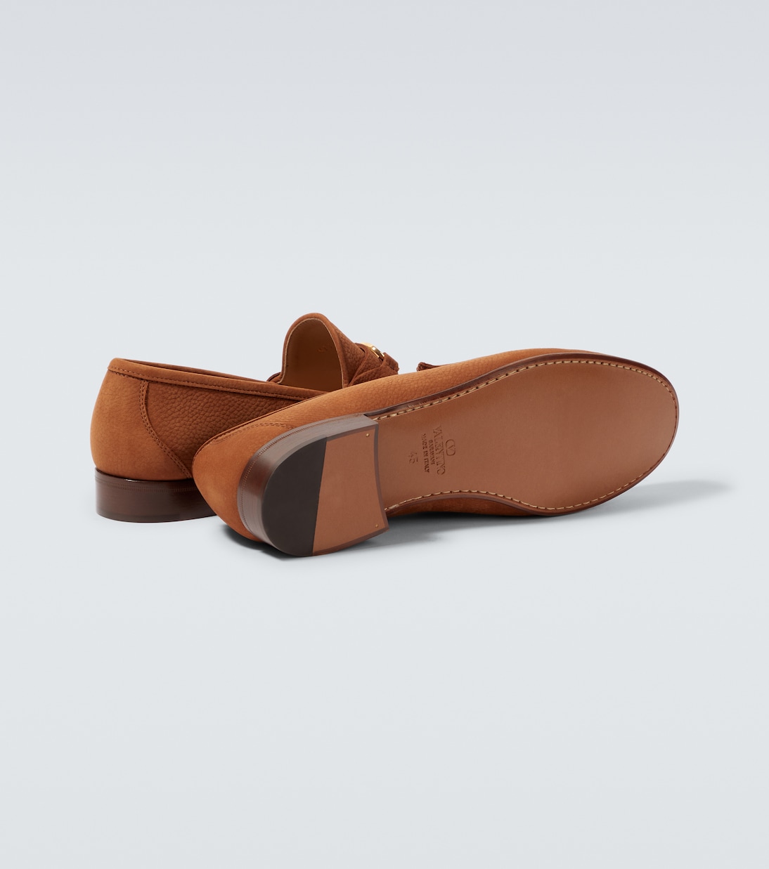 VLogo leather loafers | Valentino Garavani
