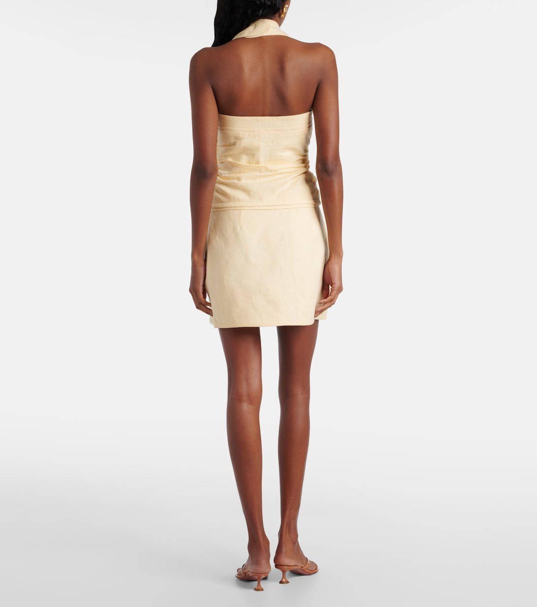 Top Jerry in lino con ruches | SIR