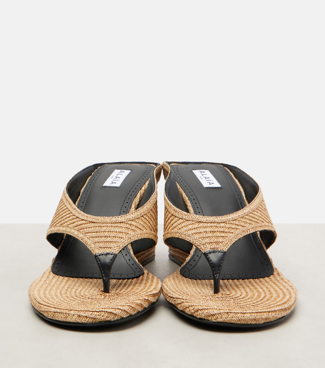 Cube 75坡跟夹趾穆勒鞋 | Alaïa