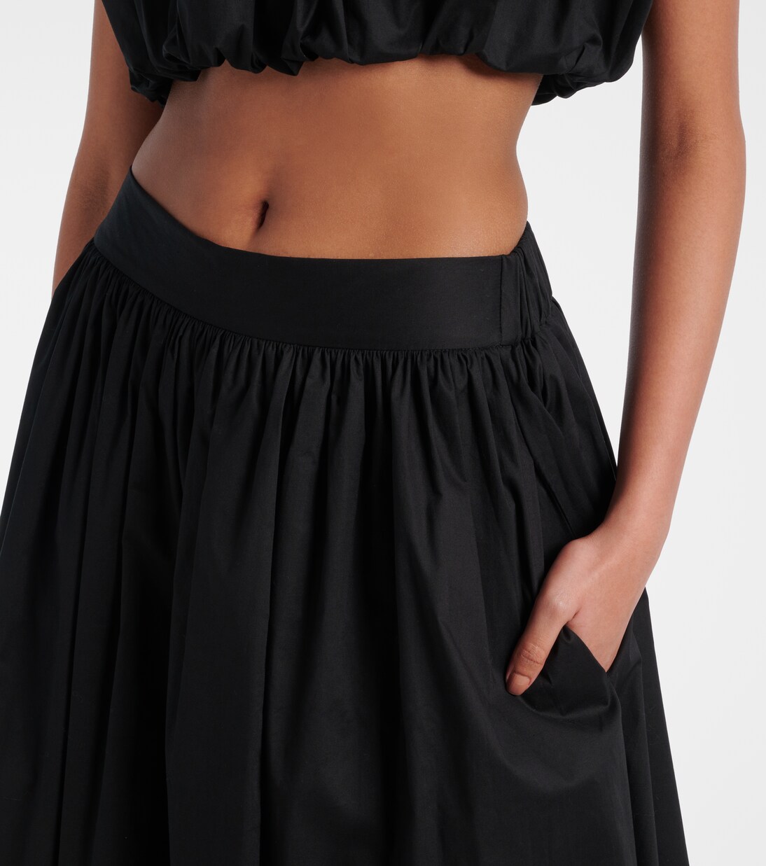 Falda larga de algodón | Adriana Degreas