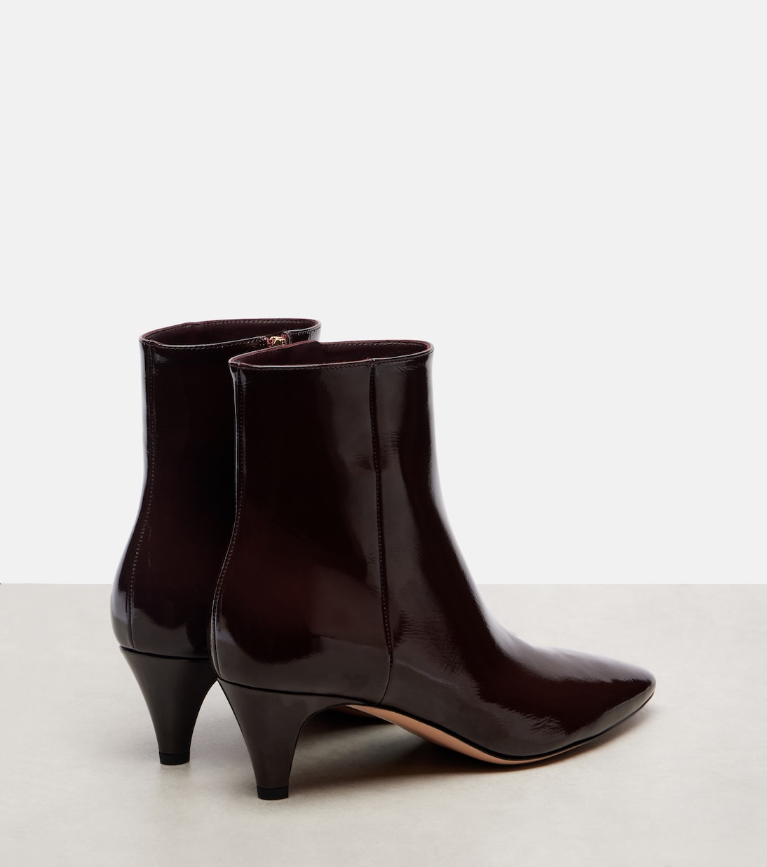 55 patent leather ankle boots | Gianvito Rossi
