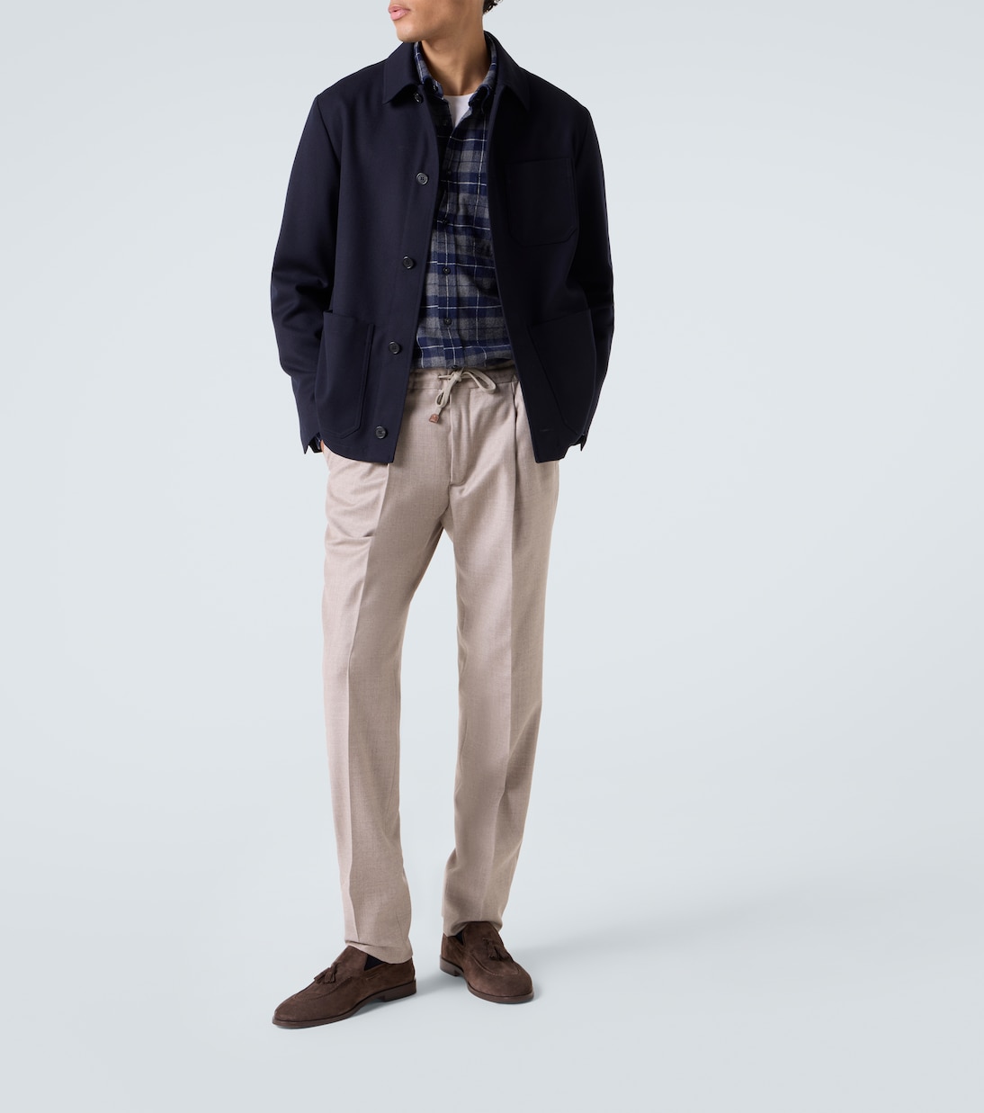 Checked cotton shirt | Slowear