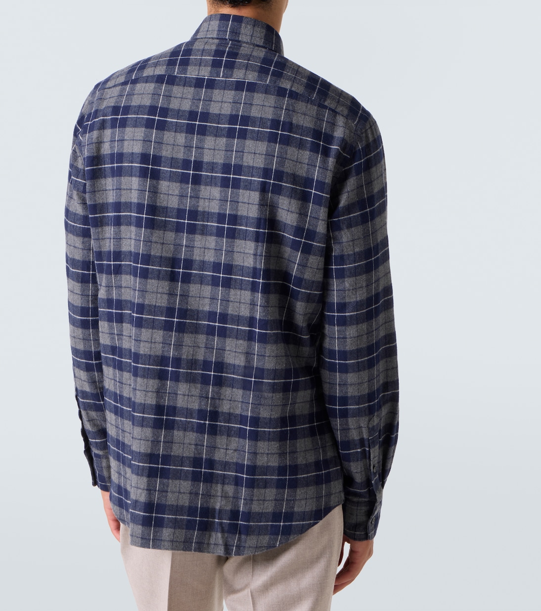 Checked cotton shirt | Slowear