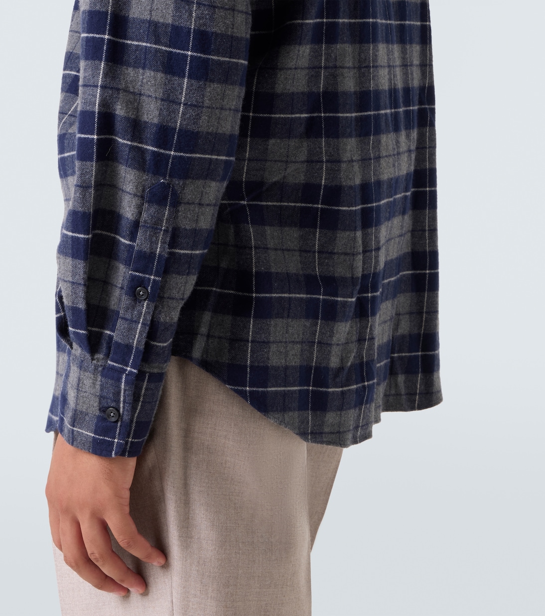 Checked cotton shirt | Slowear